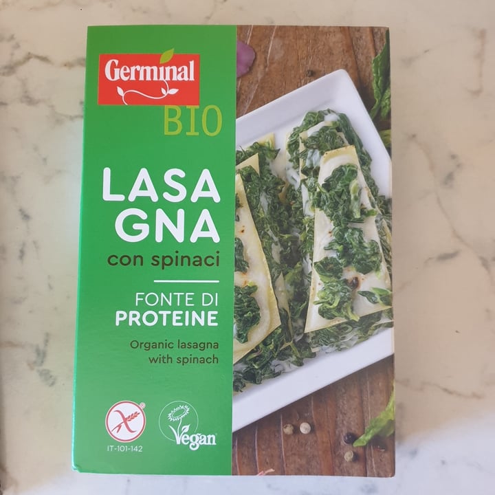 photo of Germinal Bio Lasagna Con Spinaci shared by @sara0 on  07 Feb 2022 - review