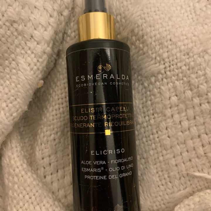 photo of Esmeralda Cosmetics Liquido termoprotettivo shared by @alice-caco on  19 Oct 2021 - review