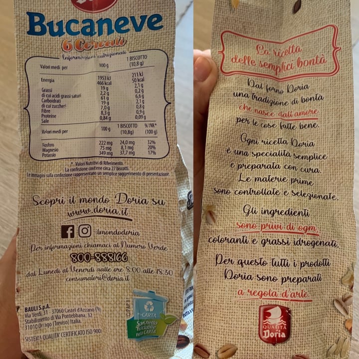 photo of Bucaneve Bucaneve 6 Cereali In  Sacchetto shared by @adele91m on  18 Jun 2022 - review