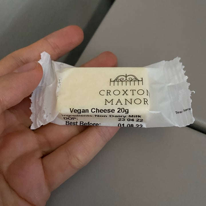 photo of Croxton Manor Vegan Cheese shared by @martamarcantoni on  19 May 2022 - review