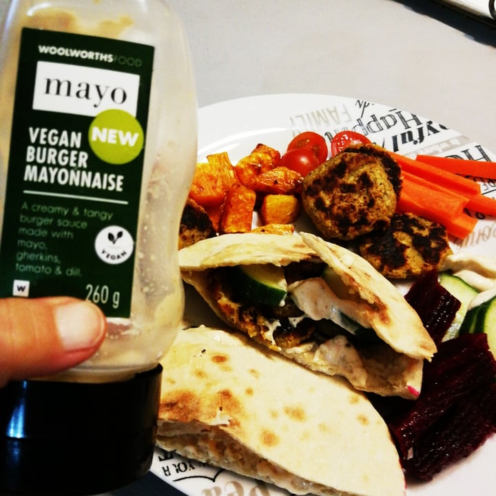photo of Woolworths Food Vegan Burger Mayonnaise shared by @nolaj on  26 Mar 2021 - review