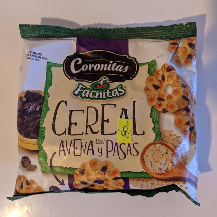 photo of Coronitas Cereal con avena y pasas shared by @lucasdavezac on  13 Jul 2021 - review