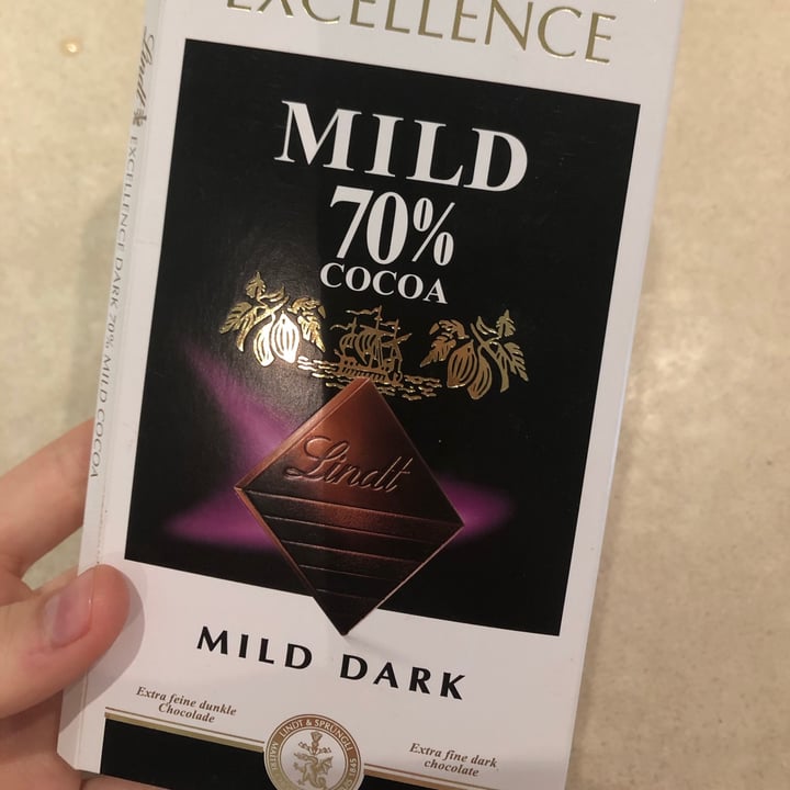 photo of Lindt 70% Cocoa Mild Dark Chocolate Excellence shared by @jenmitchell on  22 Nov 2020 - review