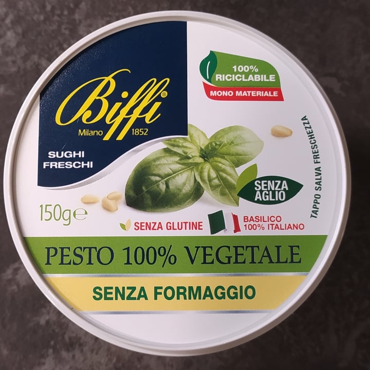photo of Biffi Pesto 100% Vegetale Senza Formaggio shared by @andremonza on  07 Apr 2022 - review