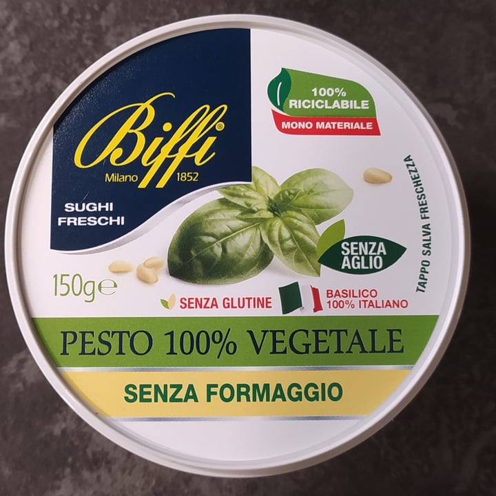 review photo of Biffi Pesto 100% Vegetale Senza Formaggio shared by @andremonza on 07 Apr 2022 - review