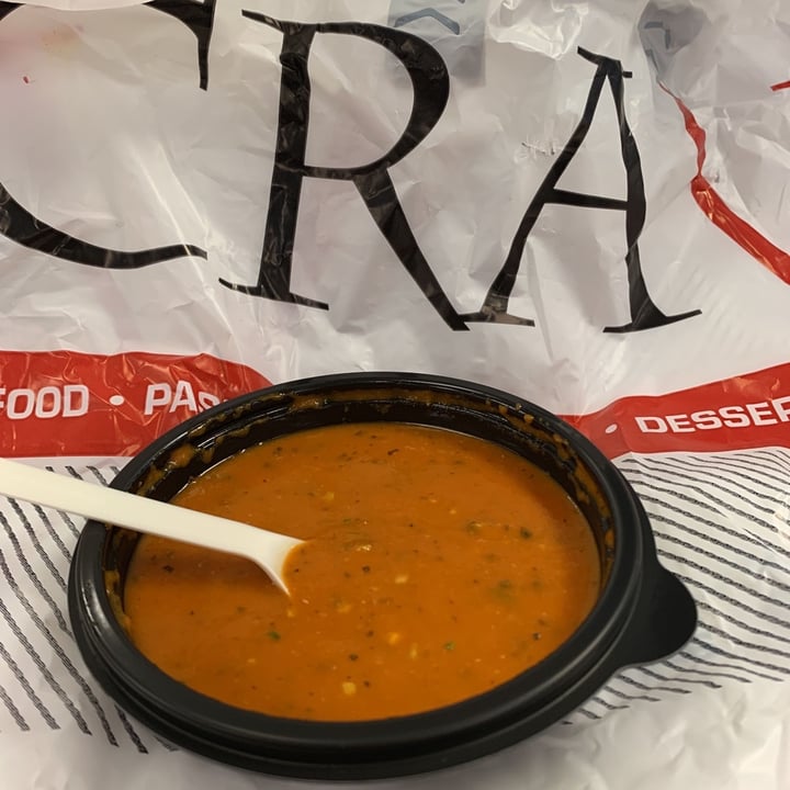 photo of Crave American Kitchen & Sushi Bar Vegan tomato basil pesto soup shared by @cathygodfrey on  14 Nov 2019 - review