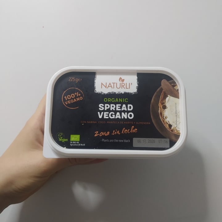 review photo of Naturli' Organic Spread Vegano shared by @livelikevegansss on 09 Oct 2020 - review