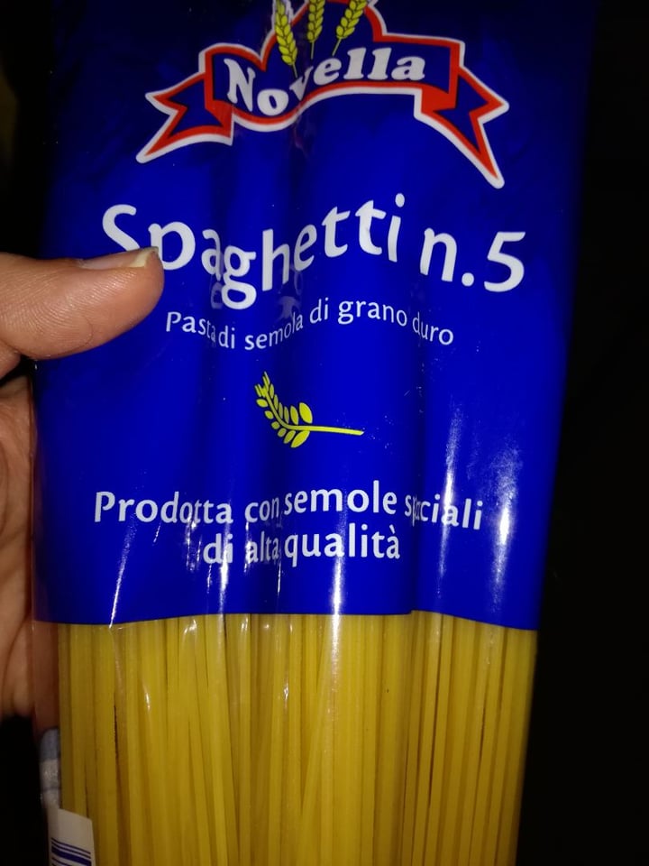 photo of Novella Spaghetti  numero 5 di semola di grano duro Novella shared by @nicolo on  24 Mar 2020 - review