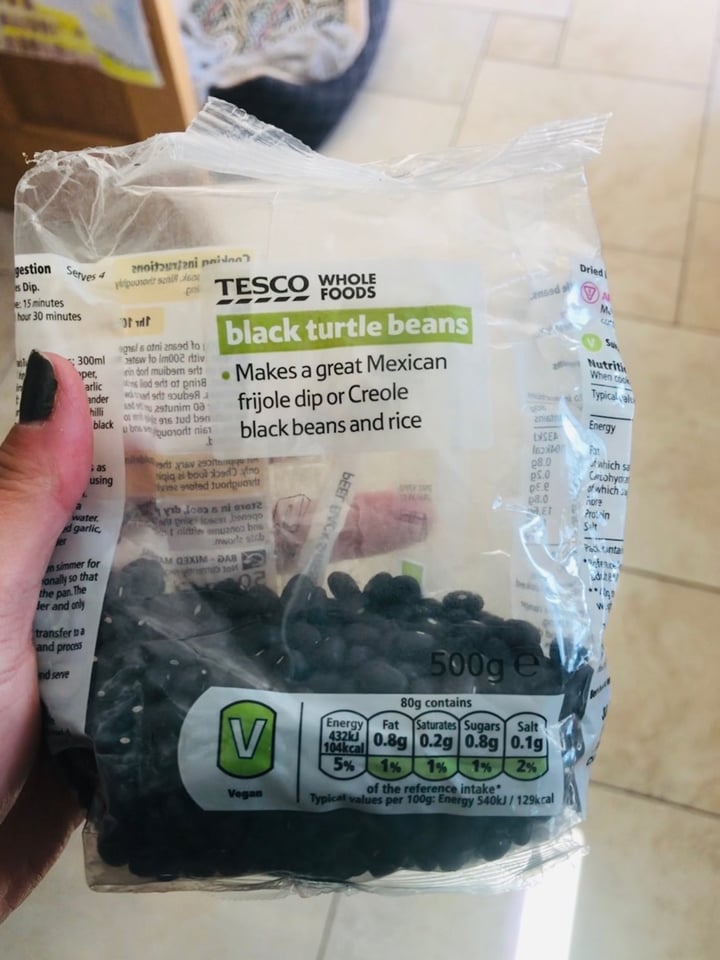 photo of Tesco Black turtle beans shared by @wonderpuch03 on  21 Apr 2020 - review