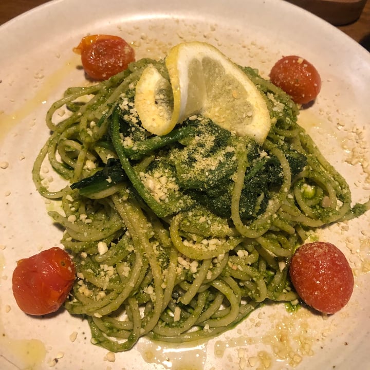 photo of Manggis in Canggu Spaghetti Al Pesto e Limone shared by @baliveganclub on  30 Jun 2020 - review