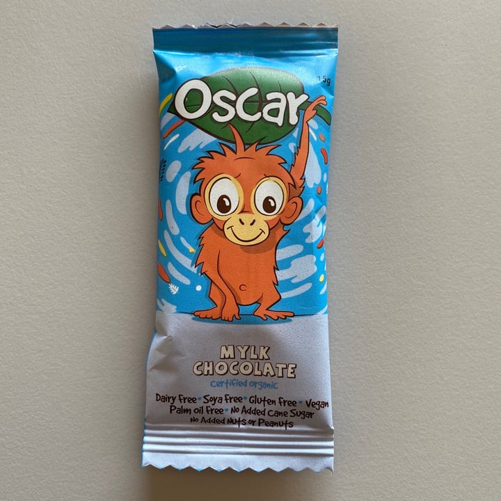 photo of The Chocolate Yogi Oscar Mylk Chocolate shared by @karaisvegan on  05 Sep 2020 - review