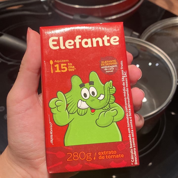photo of Elefante Extrato de tomates - Elefante shared by @isadoralvezz on  16 Nov 2022 - review