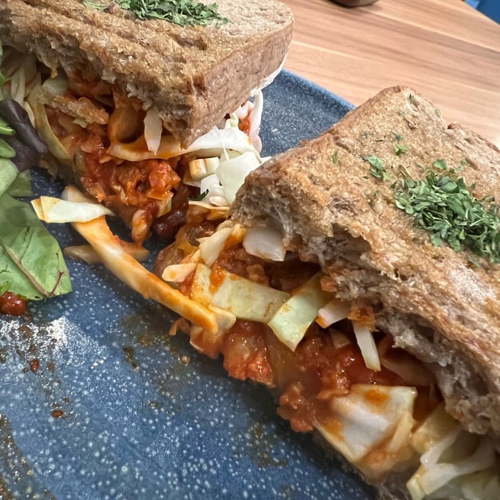 photo of Am I Addicted - Pottery Studio & V Cafe Grilled Cheese Kimchi Sandwich shared by @patrickkth on  24 Jul 2022 - review