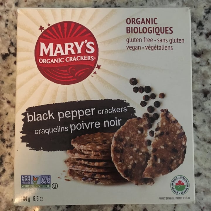 photo of Mary’s organic crackers Black Pepper shared by @sp83 on  03 Jun 2021 - review
