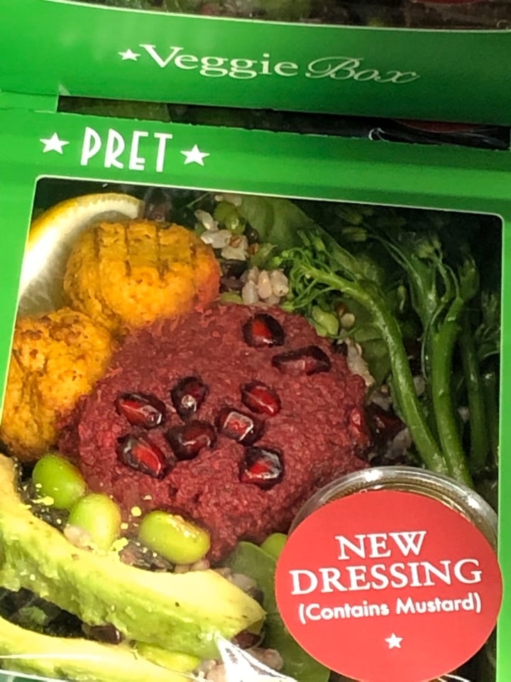 photo of Pret A Manger Sweet Potato Falafel & Smashed Beets Veggie Box shared by @roxtarlette on  01 Mar 2020 - review