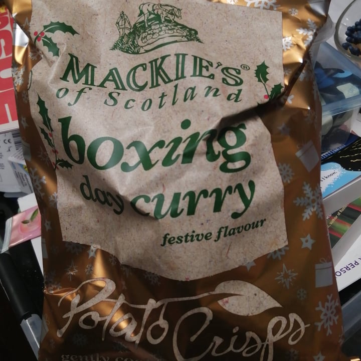 photo of Mackie's of Scotland Boxing Day Curry Flavour Crisps shared by @janebee on  04 Jan 2022 - review