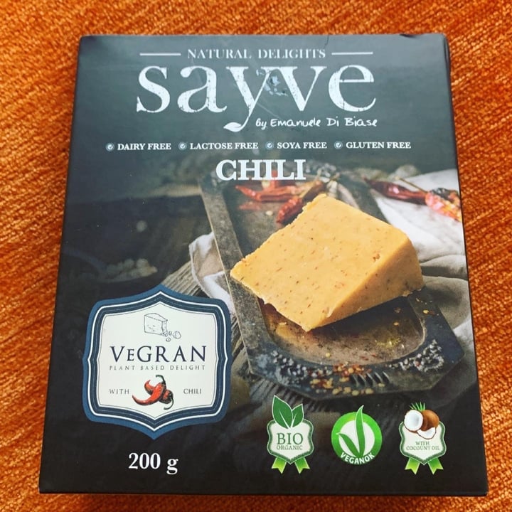 photo of Sayve Vegran, Formaggio Al Peperoncino shared by @slovenianveganfinds on  30 Apr 2021 - review