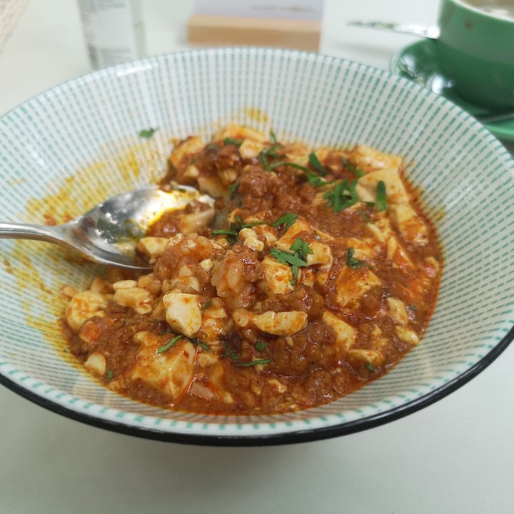 review photo of Botany Robertson Quay Impossible Mapo Tofu shared by @alltheveg on 11 Apr 2021 - review