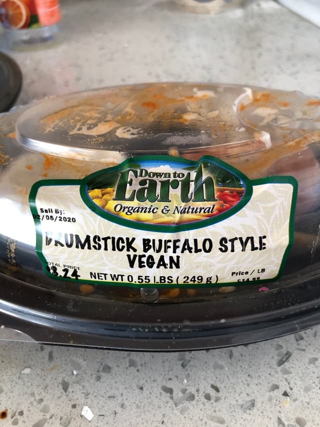 Foto do prato “Buffalo Drumsticks”