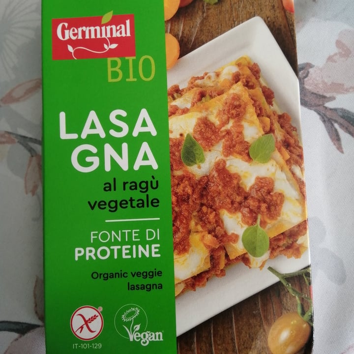 photo of Germinal Bio Lasagna al Ragù Vegetale shared by @eliveg on  13 May 2022 - review