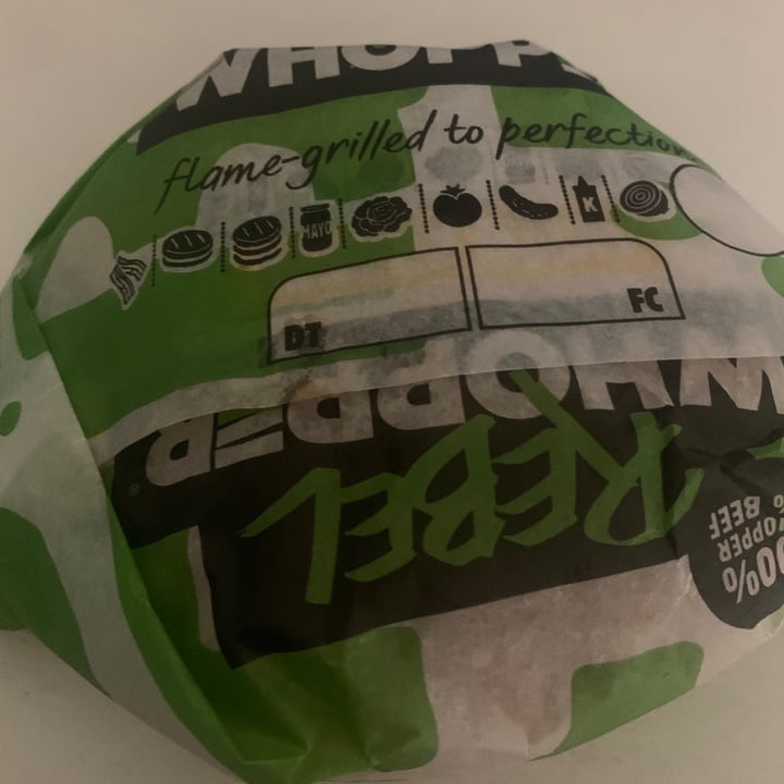 photo of Burger King Plant Based Whopper shared by @misspotato on  23 Oct 2020 - review