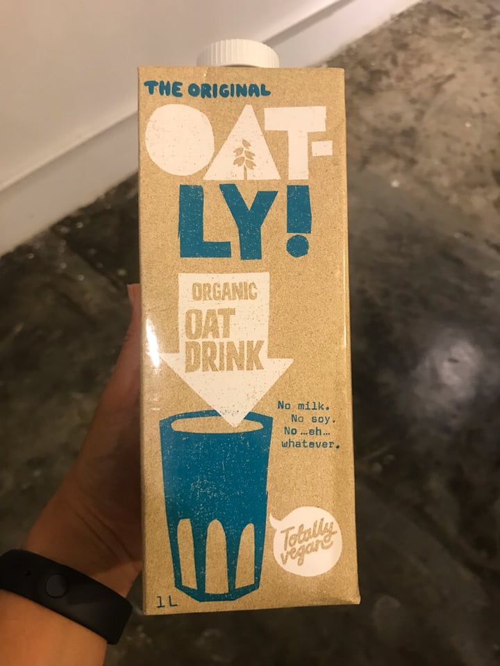 photo of Oatly Organic Oat Drink shared by @theferventforager on  07 Dec 2019 - review