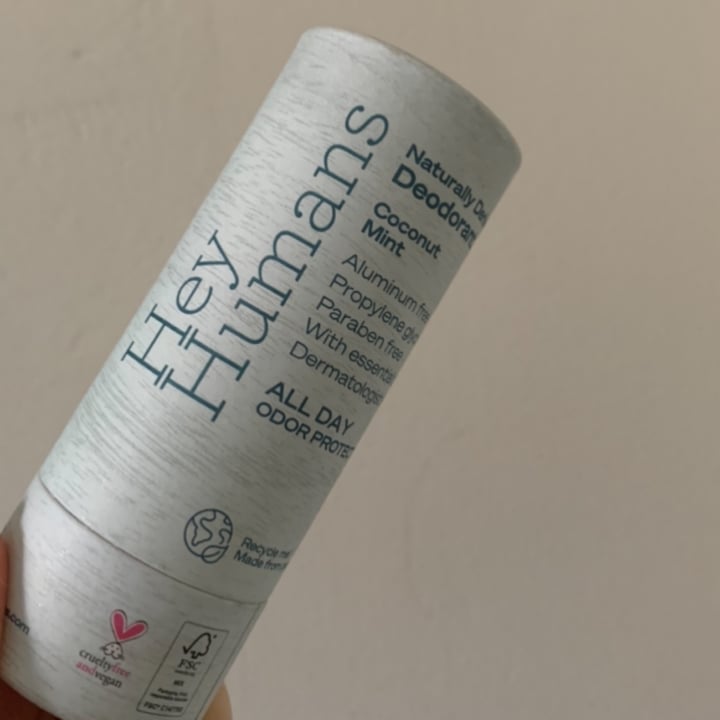Hey Humans Coconut Mint Deodorant Review abillion