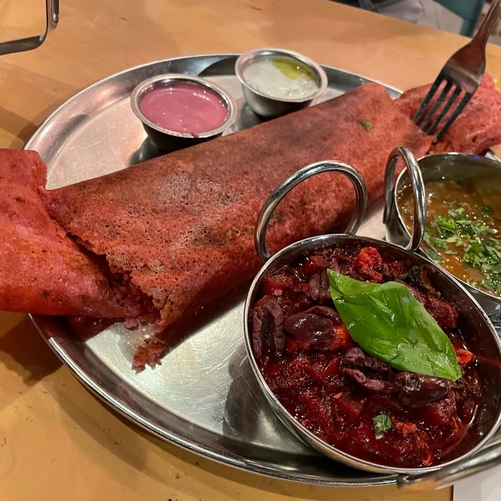photo of DosaBar Purple Dosa shared by @chiefwhitepaw on  23 Jun 2022 - review