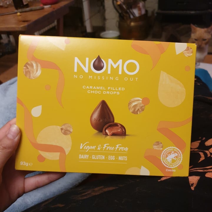 review photo of NOMO Caramel Filled Choc Drops shared by @jasminearchie on 05 Jan 2022 - review