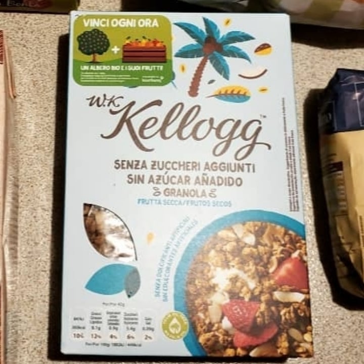photo of Kellogg Granola senza zuccheri frutta secca shared by @larabeans on  26 Oct 2021 - review