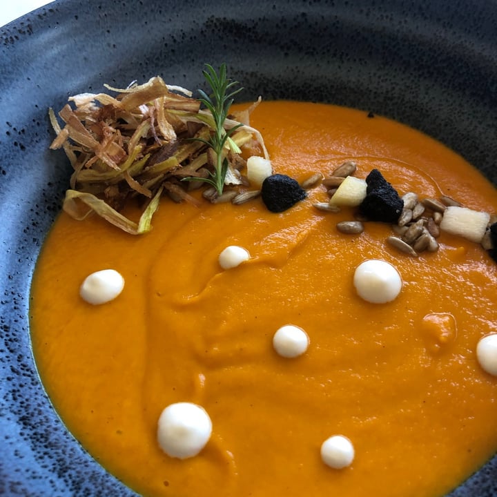 photo of Vegan Hotel LA VIMEA Roasted carrot soup shared by @notlessstarry on  16 Jul 2021 - review