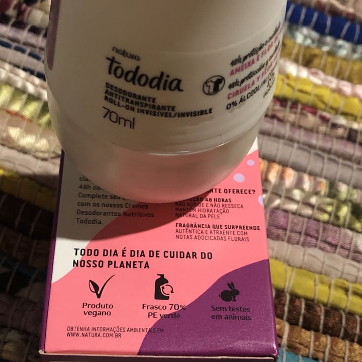 photo of Natura Desodorante Antitranspirante Tododia Roll-On shared by @veganosanfernando on  12 Jul 2022 - review