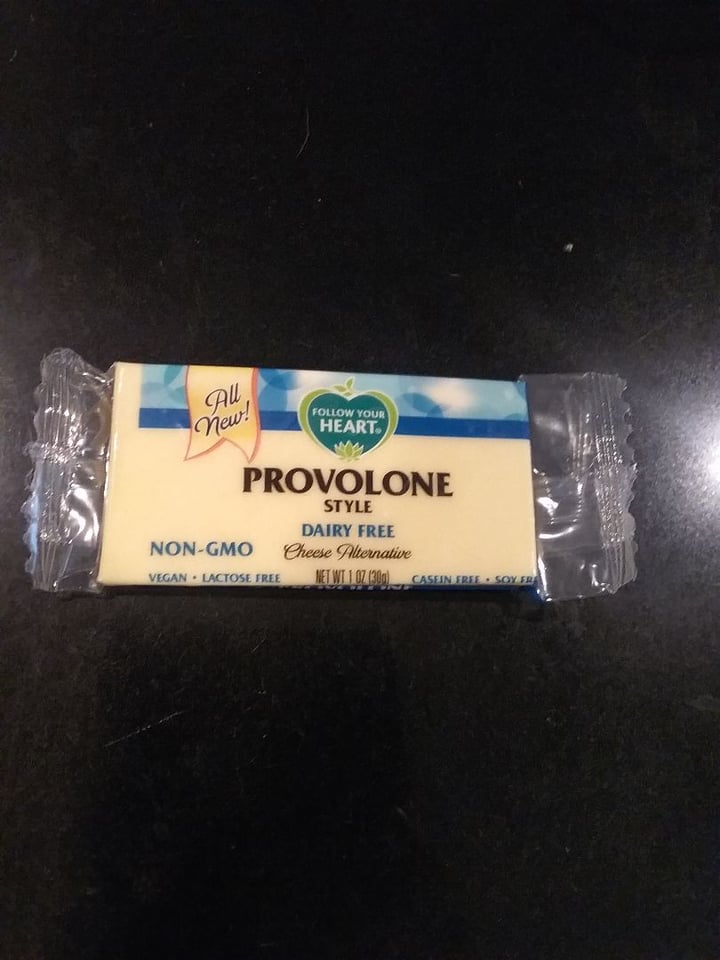 photo of Follow your Heart Provolone Slices Cheese shared by @ambularfortheanimals on  04 Dec 2018 - review