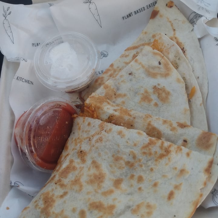 photo of The Little Kitchen BBQ Chicken Quesadilla shared by @kristikrum on  27 May 2021 - review