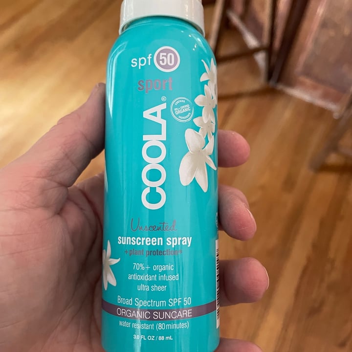 review photo of Coola SPF 50 Sport Sunscreen Spray shared by @knitter007 on 21 Jun 2021 - review