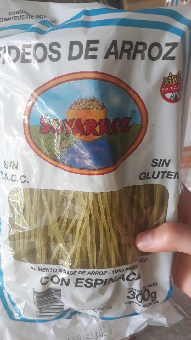 photo of Soyarroz Fideos De Arroz Con Morron shared by @fenixylince on  10 Dec 2019 - review