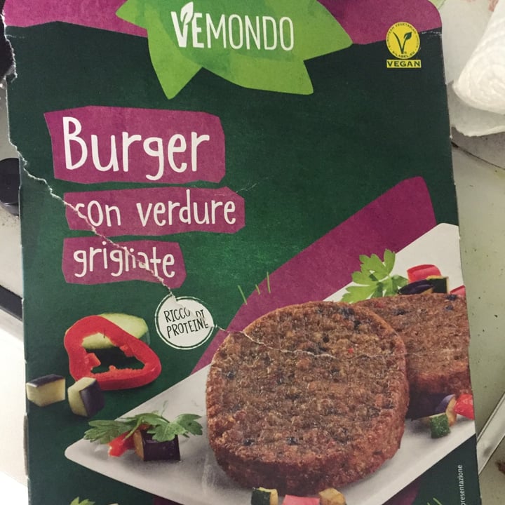 photo of Vemondo 2 Burger Con Verdure Grigliate shared by @anitacn on  18 Sep 2022 - review