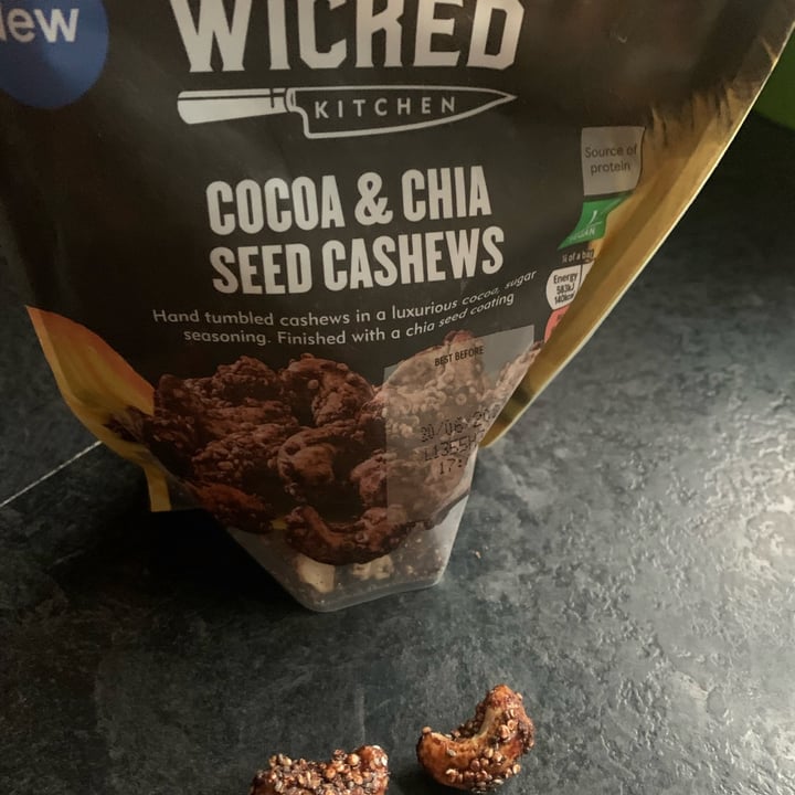 review photo of Wicked Cocoa & Chia Seed Cashews shared by @ddraig on 07 Feb 2022 - review