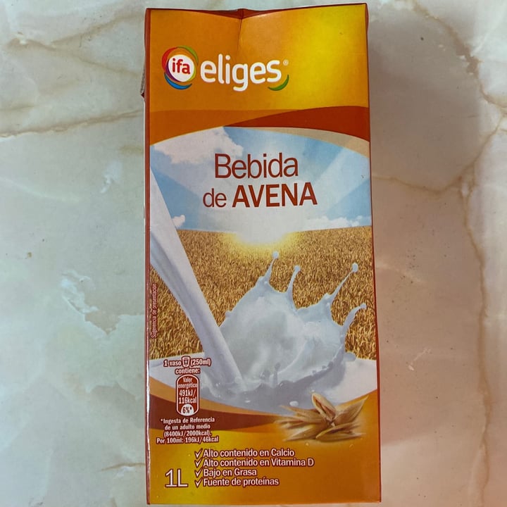 photo of Ifa eliges Bebida de avena shared by @evalucohen on  01 Nov 2020 - review