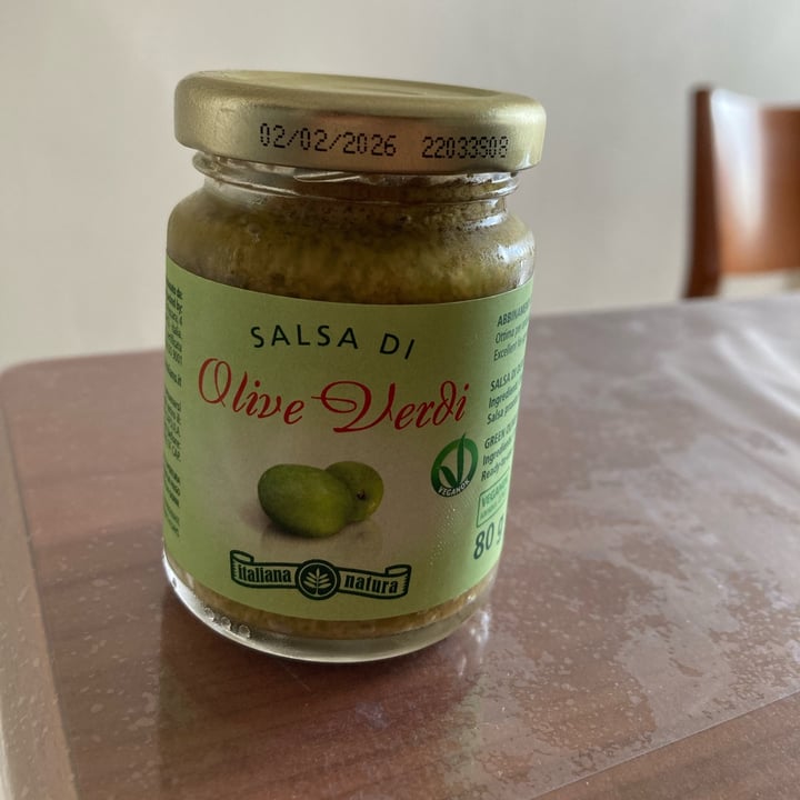 photo of Italiana Natura Salsa Di Olive Verdi shared by @mary3avx on  26 Aug 2022 - review
