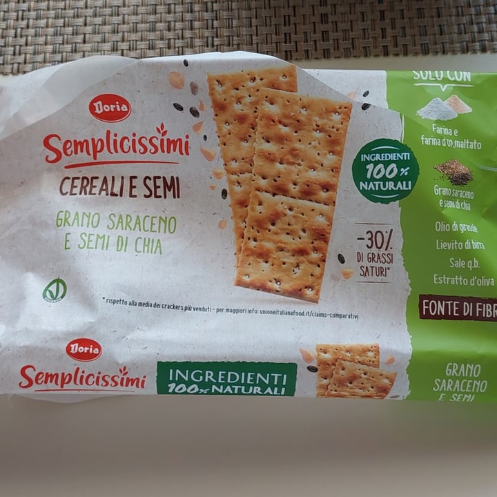 review photo of Doria Semplicissimi cereali e semi grano saraceno e semi di chia shared by @artuino on 01 Nov 2022 - review