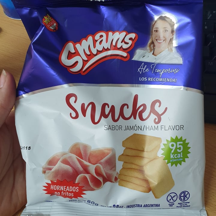 photo of smams Snack Sabor Jamon shared by @puurou on  18 May 2021 - review