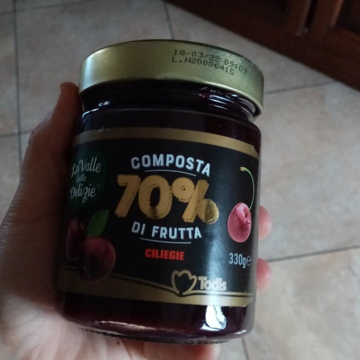 review photo of La valle delle delizie Composta di ciliegie shared by @fedeale on 11 Apr 2021 - review