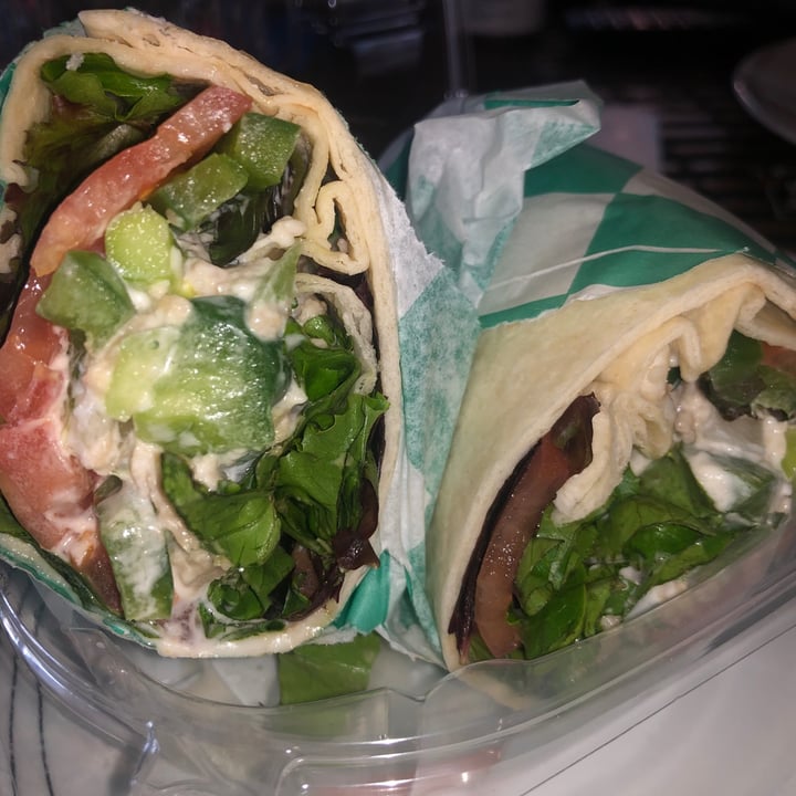 photo of Dunedin Vegan Deli Brokkoli Parm Chikken Salad Wrap shared by @manuelaw on  31 May 2020 - review