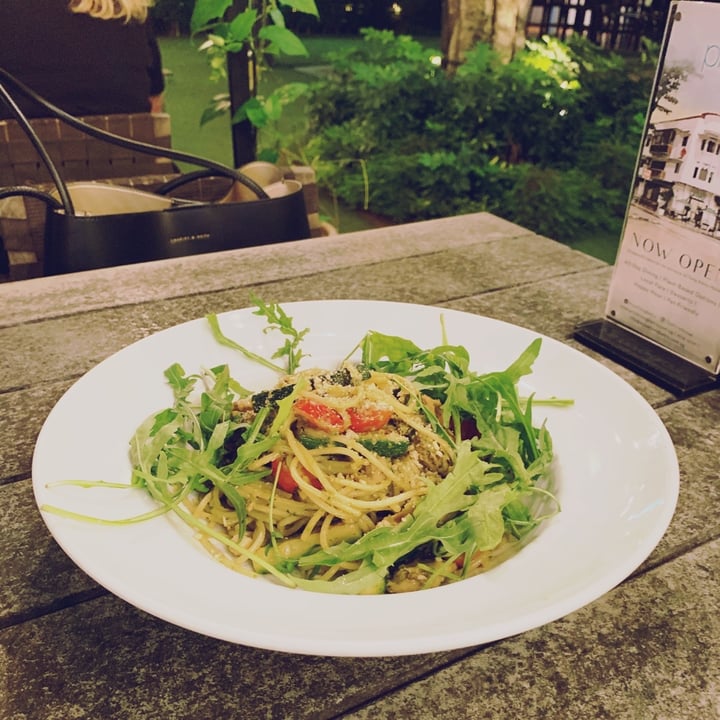 photo of Privé Asian Civilisations Museum Spaghetti with Pesto Heura ‘Chicken’ shared by @lasithalokuge on  16 Feb 2020 - review