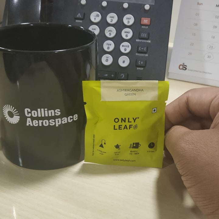 photo of Only leaf Ashwaghanda Green Tea shared by @rolwynj on  29 Apr 2020 - review