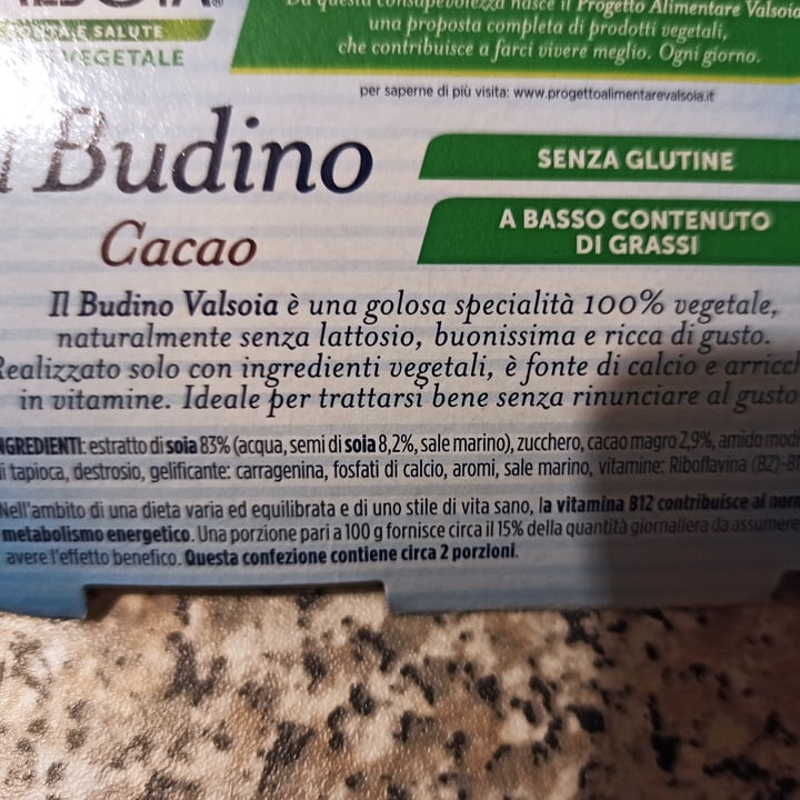 photo of Valsoia il Budino Cacao shared by @charred on  20 Mar 2022 - review
