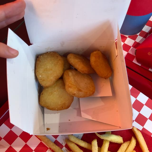 Foto del piatto “nuggets vegani”