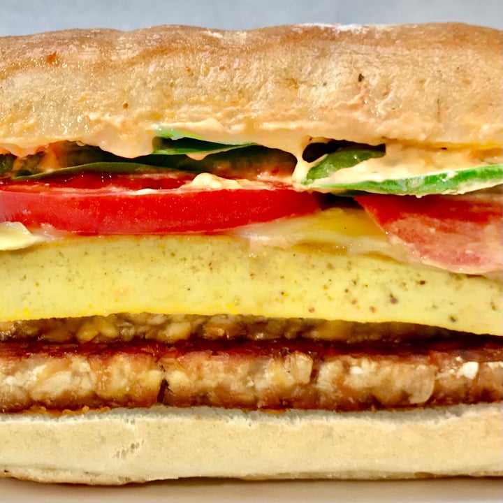 photo of DC Vegetarian No. 3 Bacon, Egg, and Cheese Breakfast Sandwich shared by @pdxveg on  24 Mar 2021 - review
