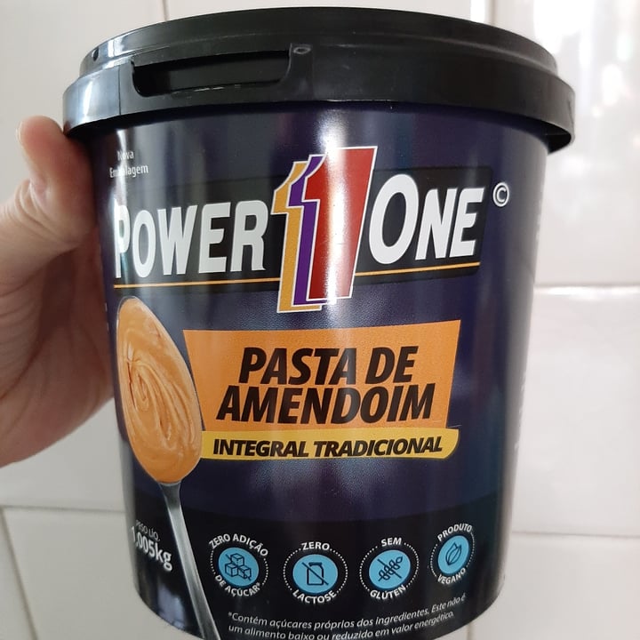photo of Power1one Pasta de amendoim shared by @davialpendre on  19 Jun 2022 - review